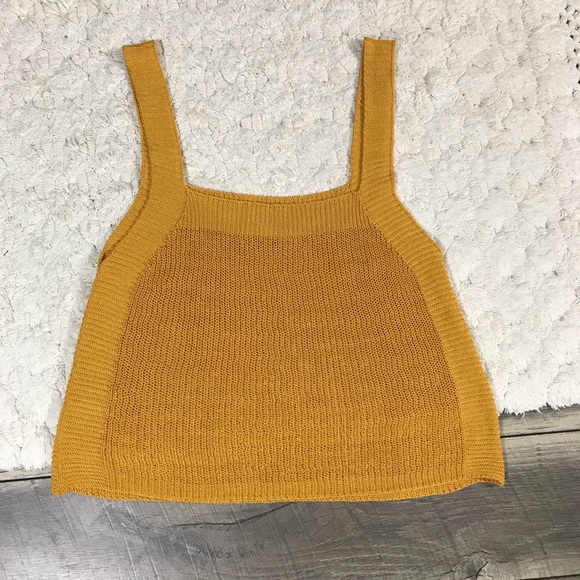 Zara Tops - ****Last price drop Zara crochet sweater Tank S